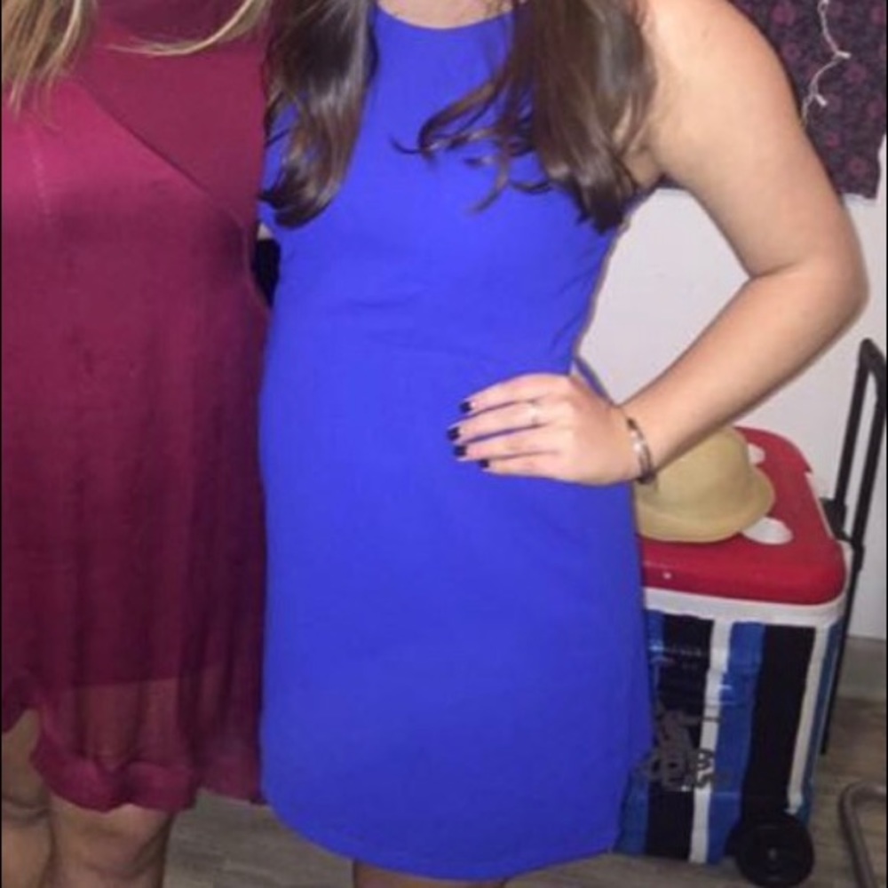Cobalt blue sheath fit boutique dress!